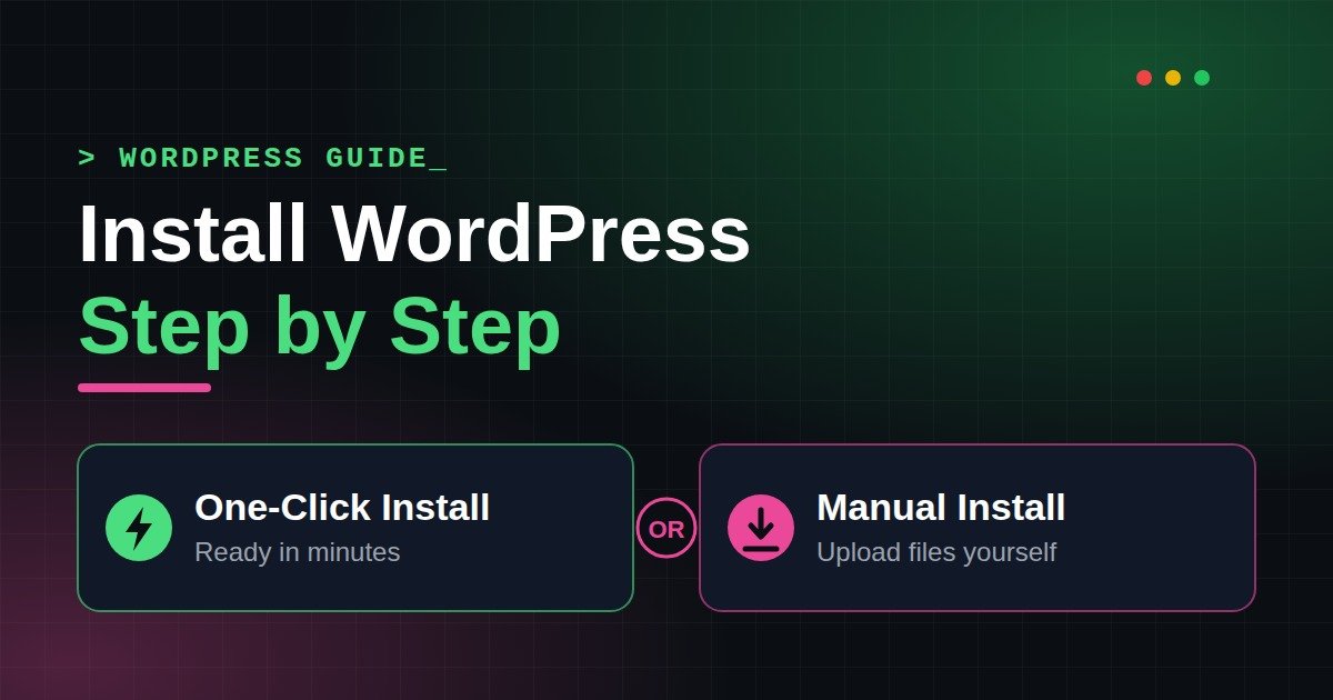 install wordpress dark