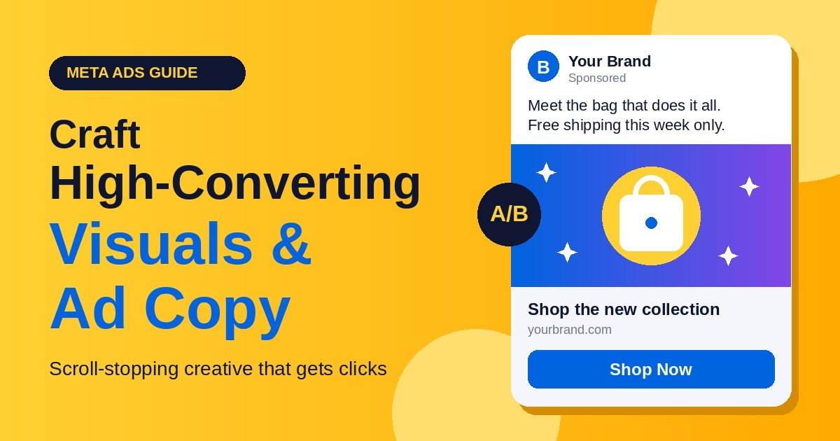 visuals ad copy featured
